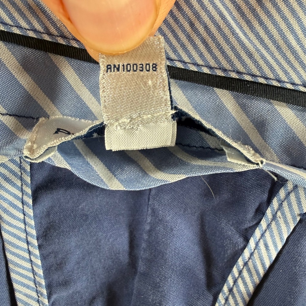 Peter Millar Shorts 36 Blue Cotton Blend Flat Front MS20B01 20709 - Picture 8 of 8